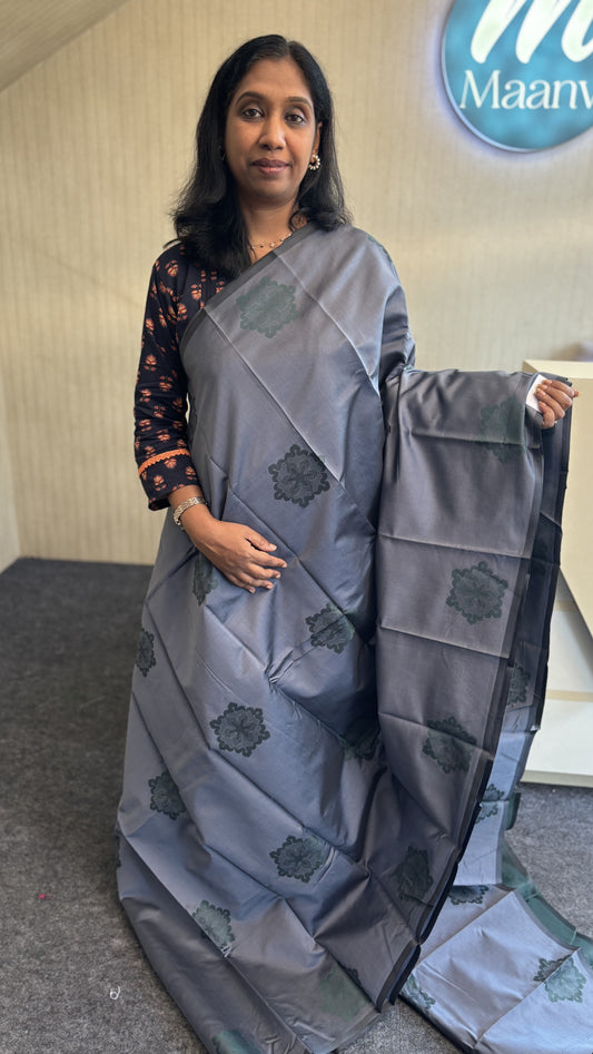 MAANVI SEMI SILK SAREE_MA-1014