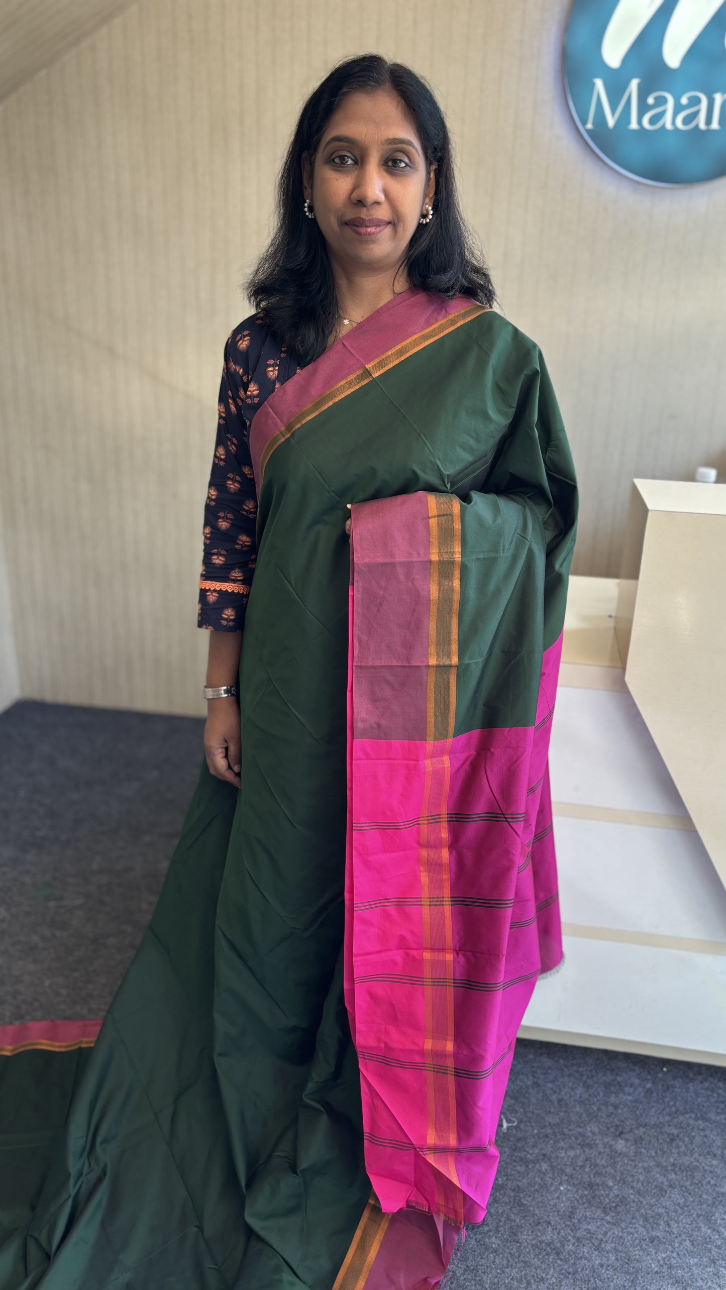 MAANVI SEMI SILK SAREE_MA-1016