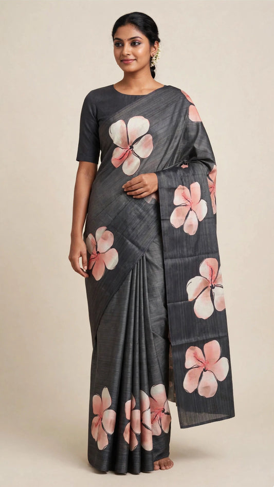 MAANVI SOFT TISSUE SAREE_MA-1017